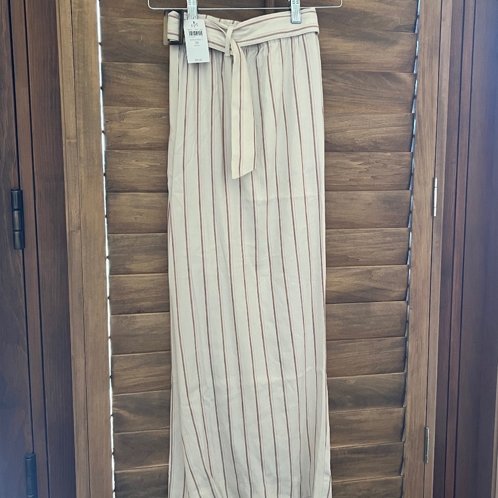 Classic Linen Stripped J Jill Pants in 3x
